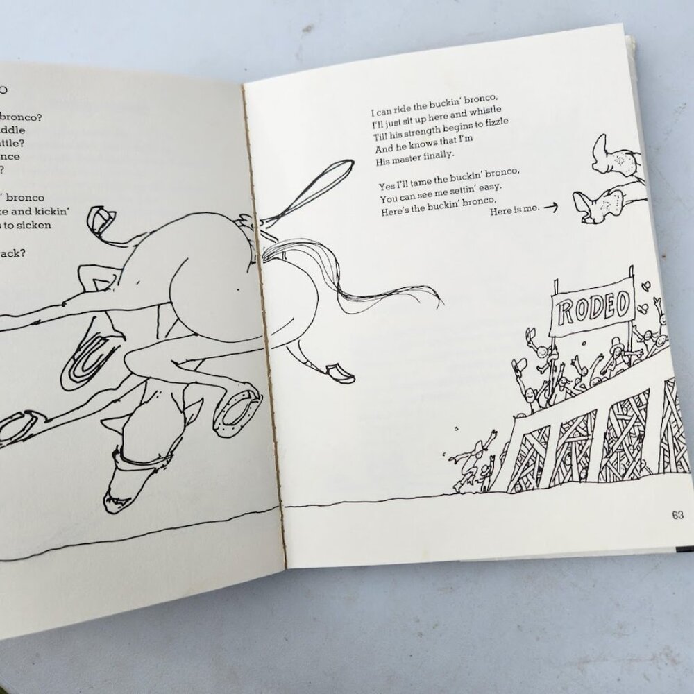 A Light in the Attic Shel Silverstien Poem Book Hardcover w/ Dust Cover Vintage - Picture 12 of 16